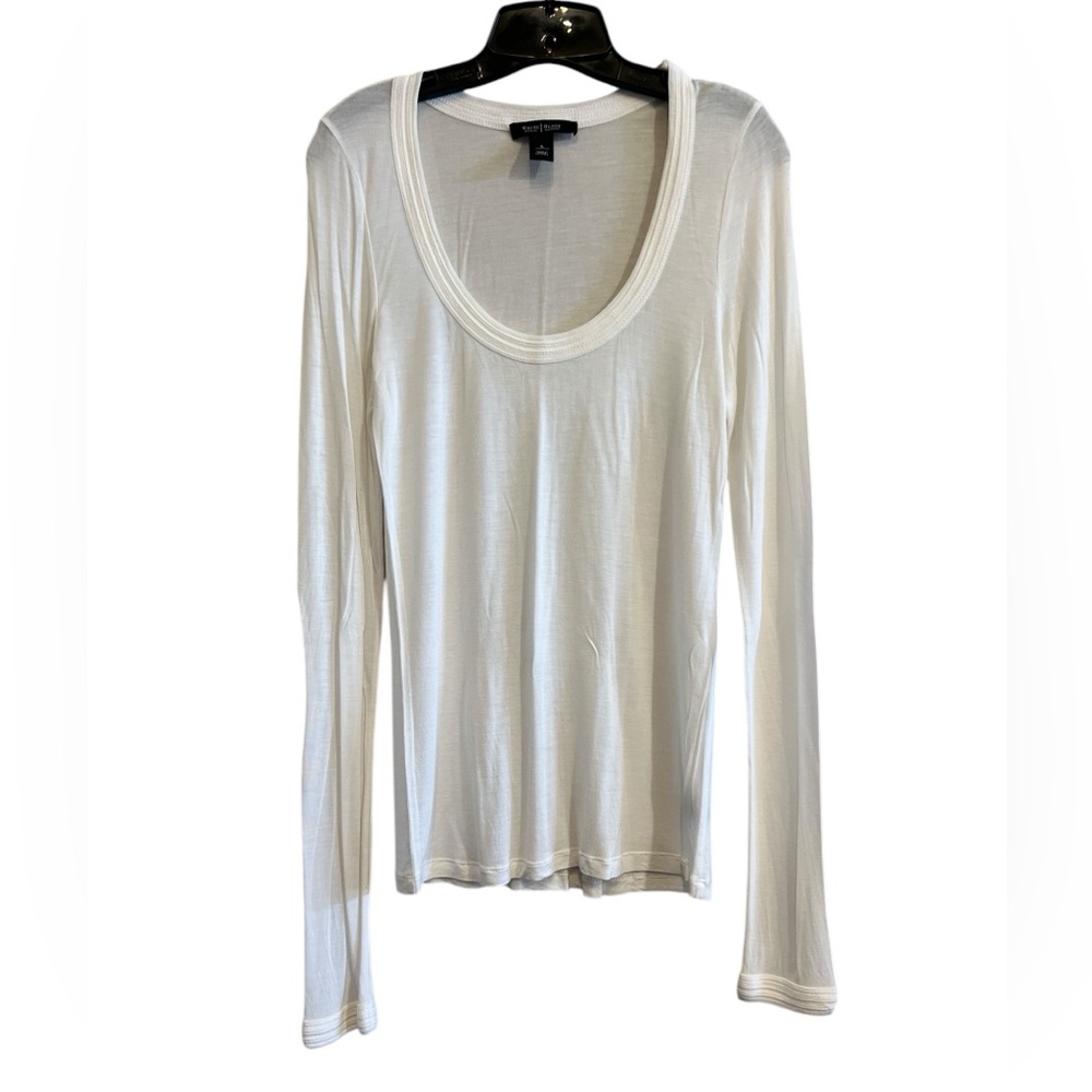 White House Black Market long Sleeve Tee Size Large